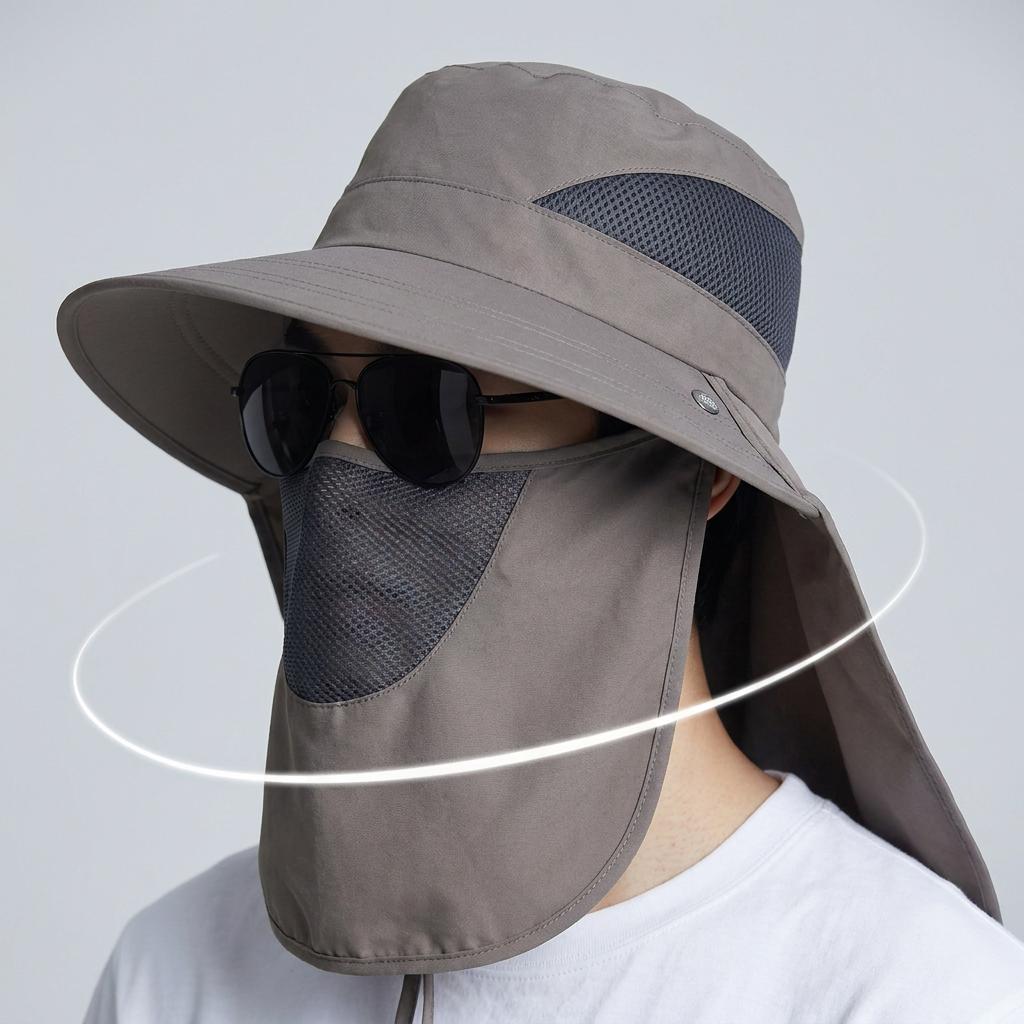 에코벨 낚시 모자, 카키