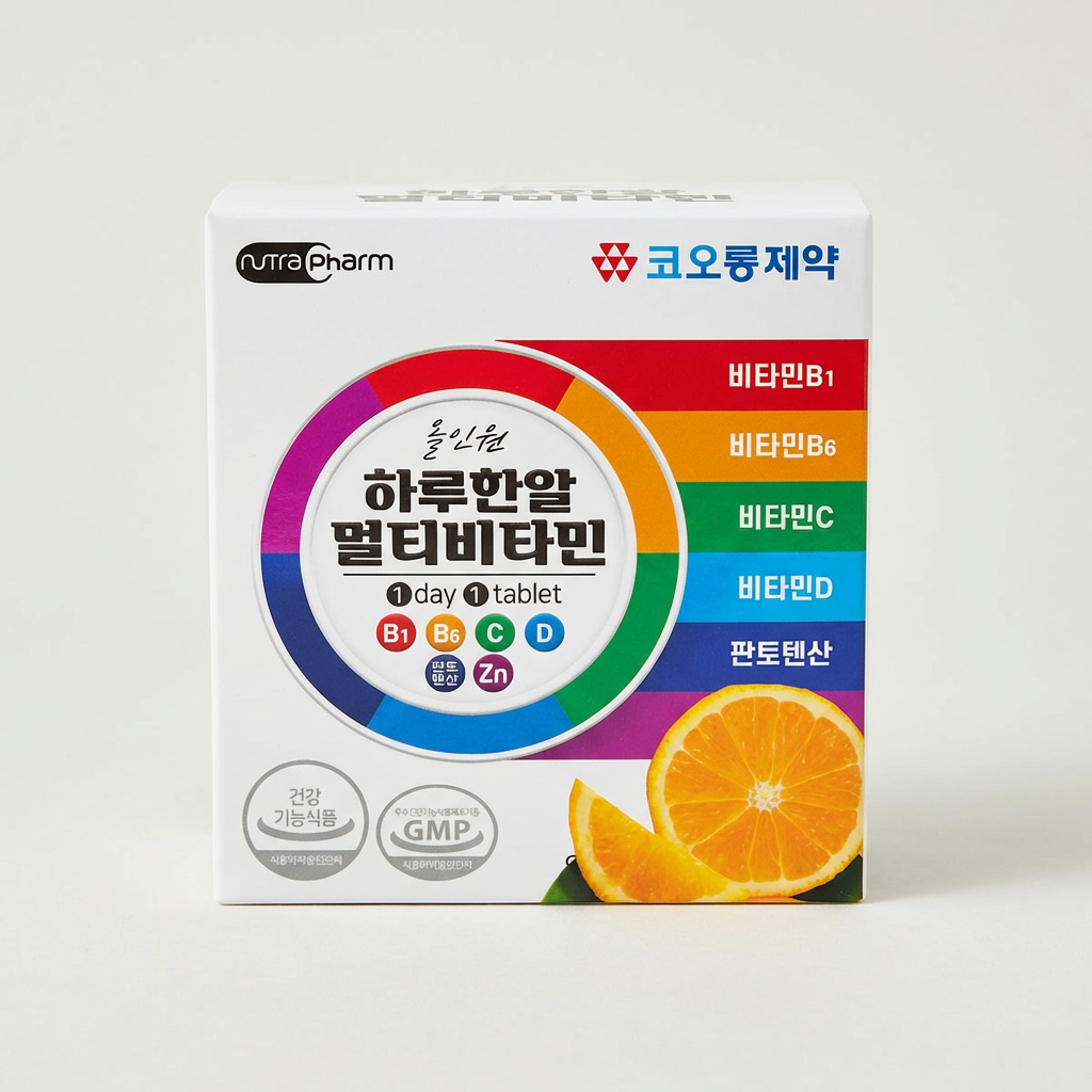 코오롱제약 올인원 하루한알 멀티비타민, 900mg, 60정, 1박스 핫딜