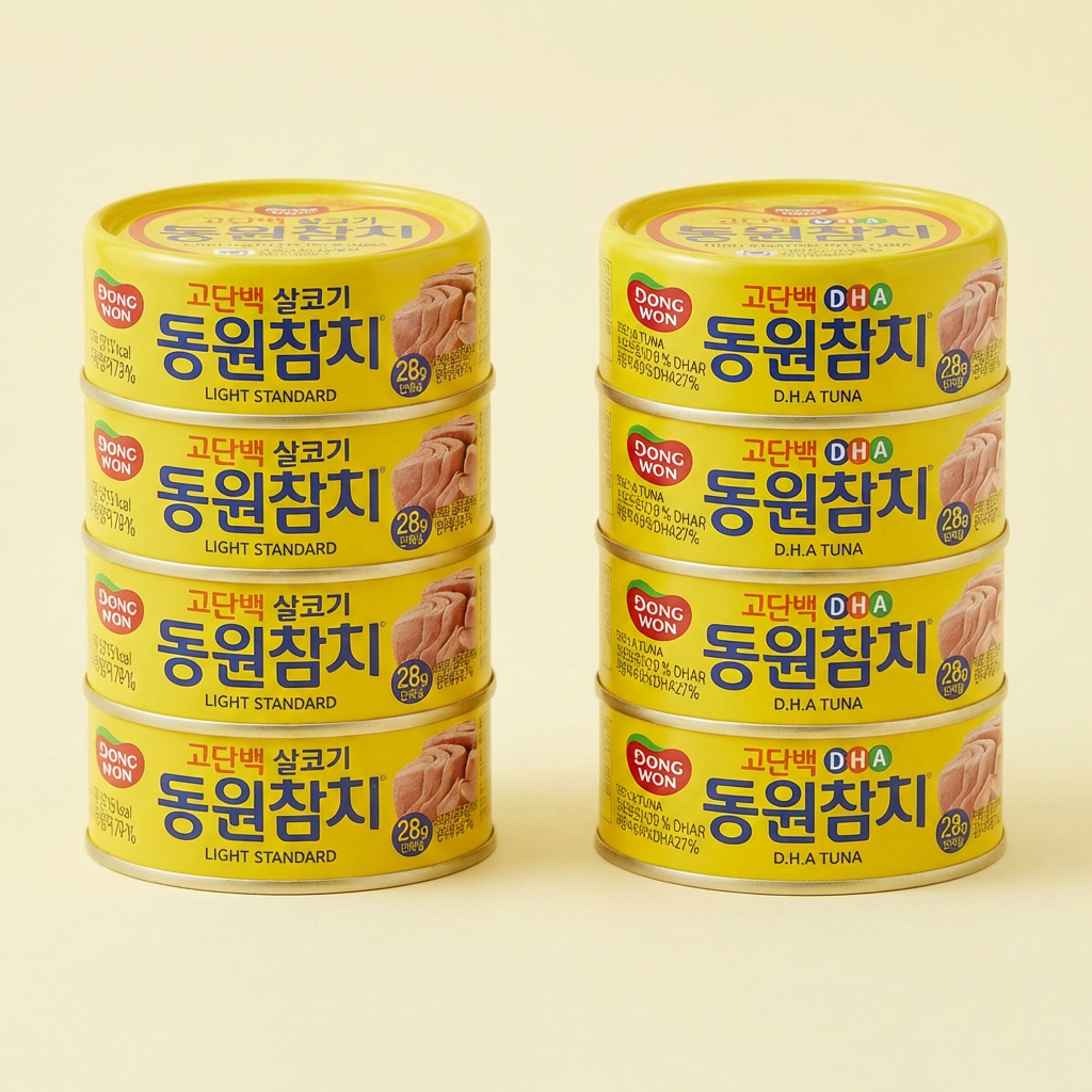 동원 라이트스탠다드 + DHA 참치, 150g, 12개, 1세트