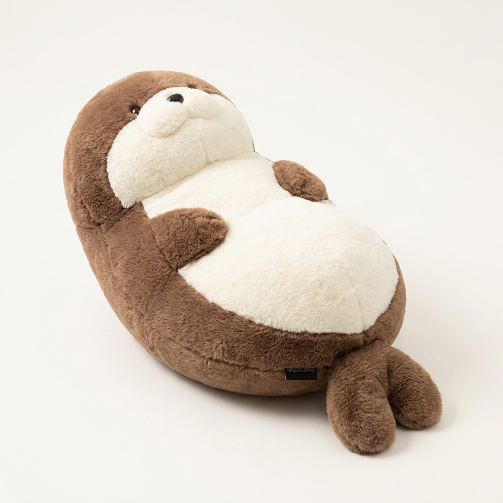 루시아이 토실토실 뱃살물범 인형, 1개