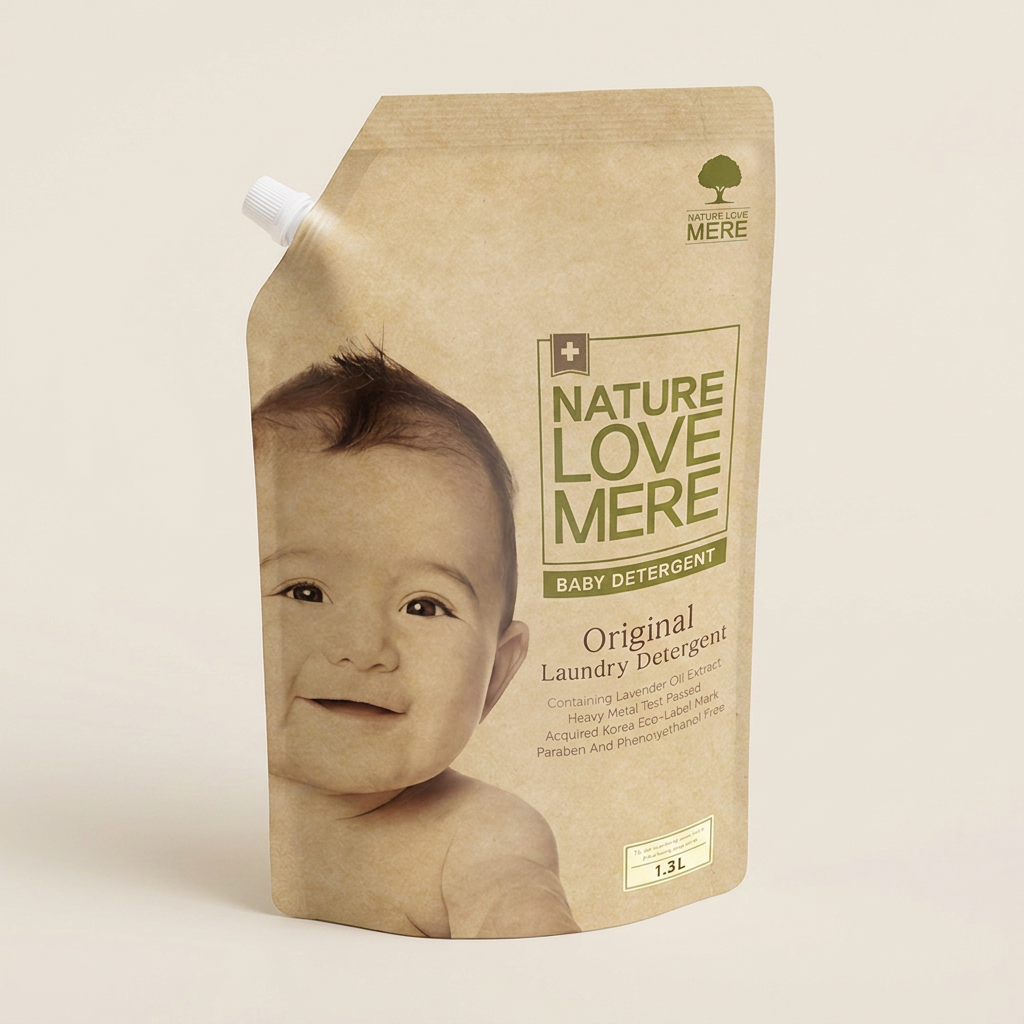 네이쳐러브메레 오리지날 아기 세탁세제, 1300ml, 4팩