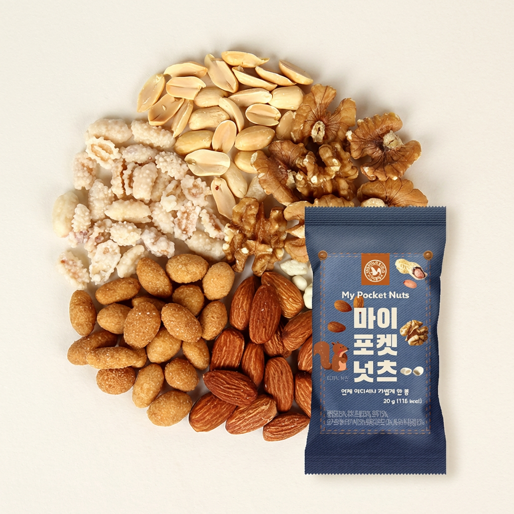산과들에 마이포켓넛츠, 20g, 100봉