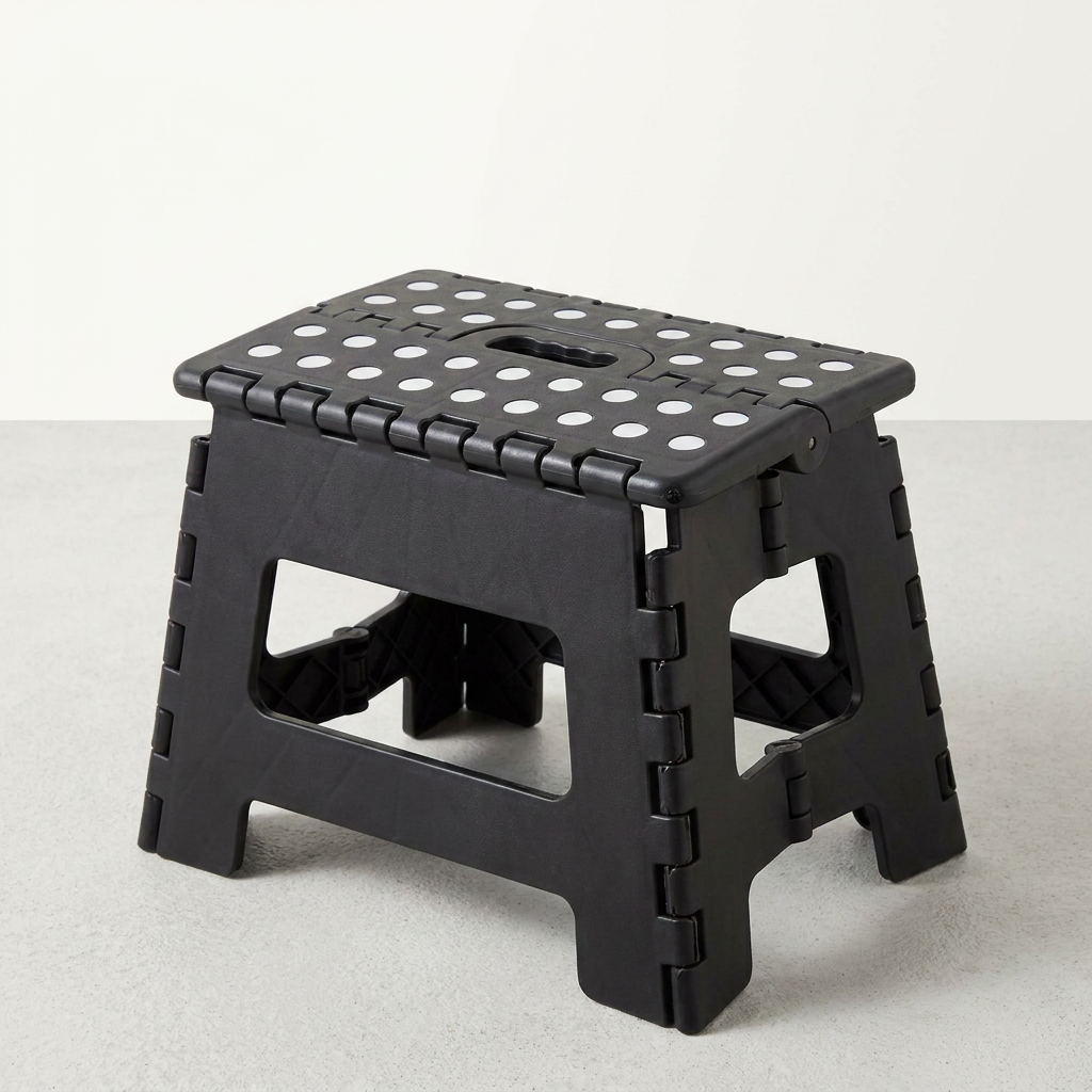 플라스틱 접이식 의자, 블랙, 22cm, 1개