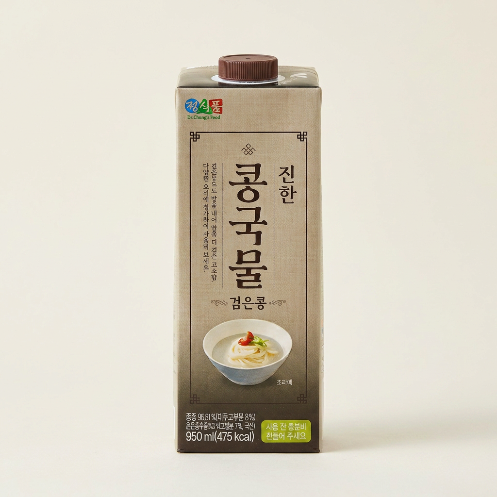 정식품 진한 콩국물 검은콩, 950ml, 6개