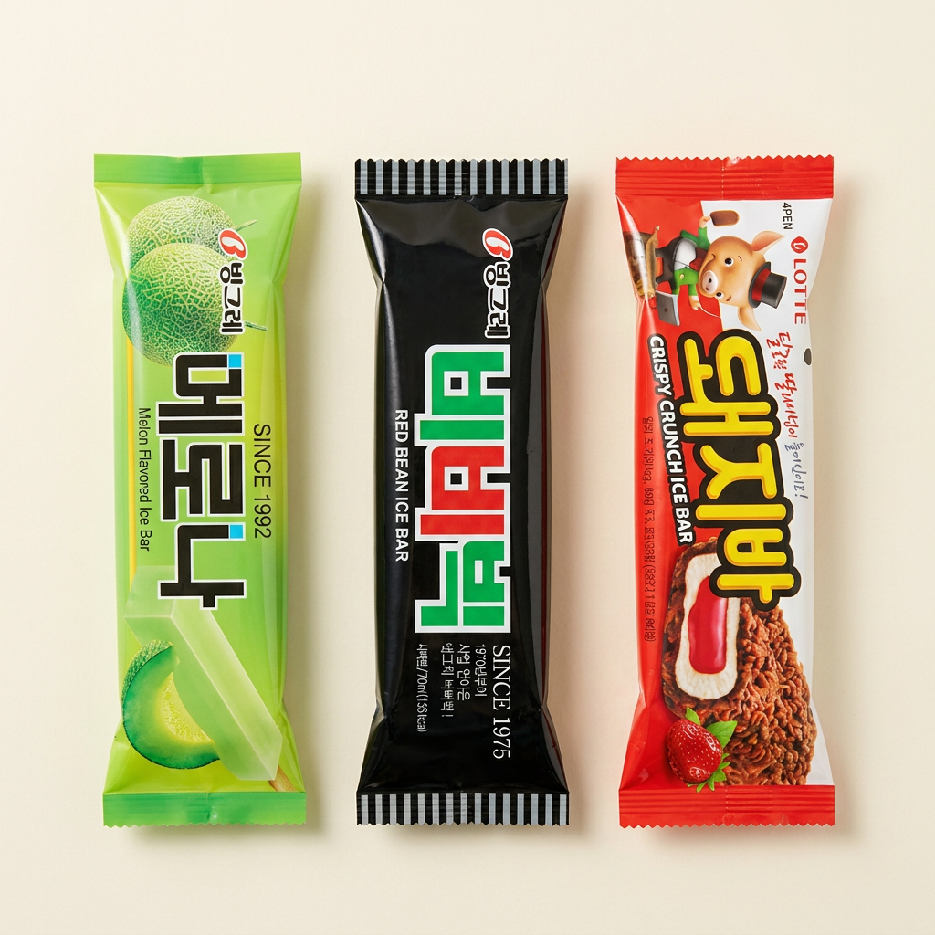 빙그레 아이스크림 5종 세트, 70ml, 20개, 1세트