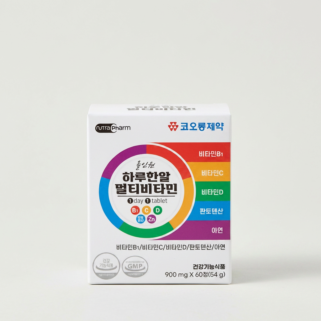 코오롱제약 올인원 하루한알 멀티비타민, 900mg, 60정, 3박스 핫딜