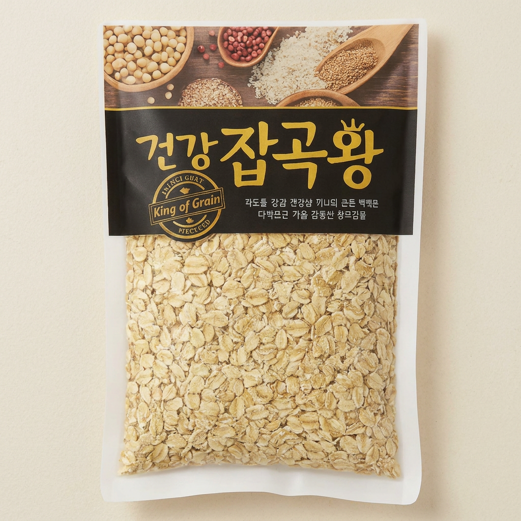 푸드푸 퀵오트밀 누른귀리 청정핀란드산, 4kg, 1개