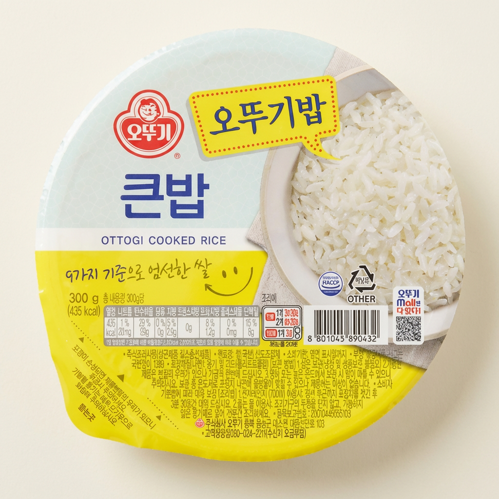 오뚜기 오뚜기 큰밥, 300g, 18개