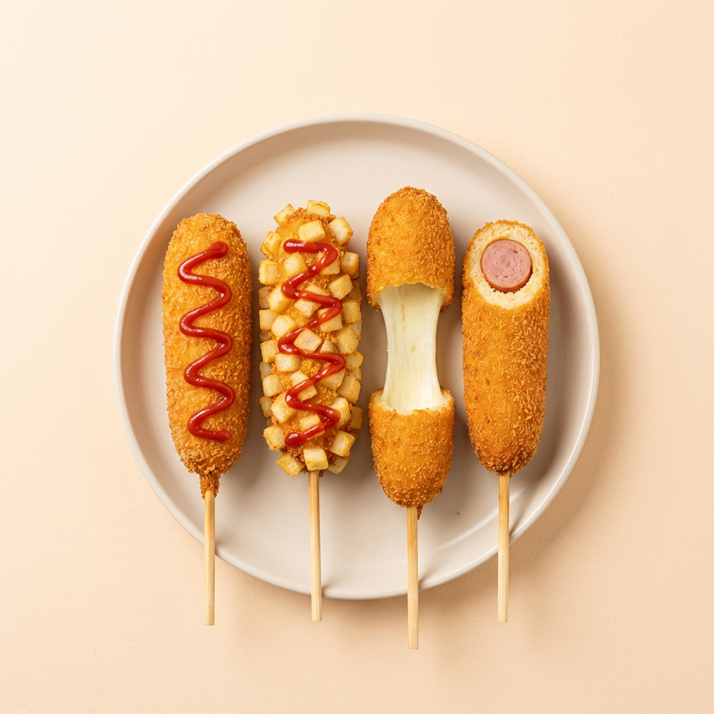 애슐리 크리스피 핫도그 4종, 80g, 8개입, 2세트