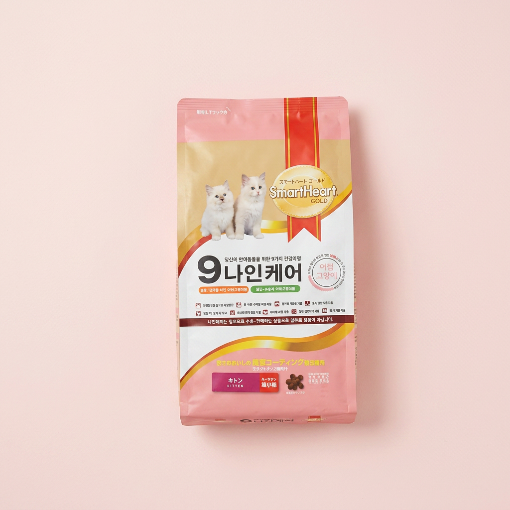 나인케어 9가지케어 고양이사료, 고양이, 키튼, 1kg, 1개