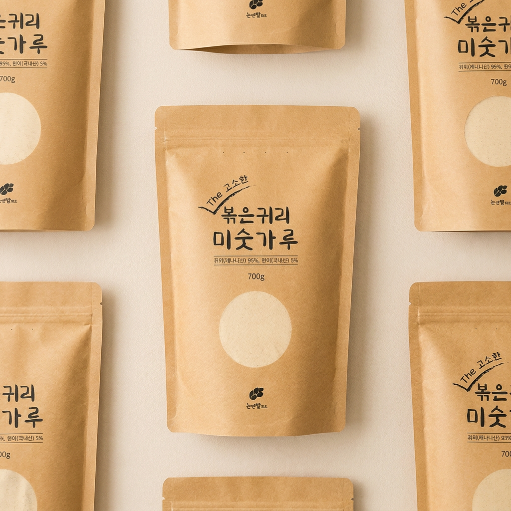 논앤밭위드 볶은귀리 현미 검은콩 미숫가루, 700g, 5개