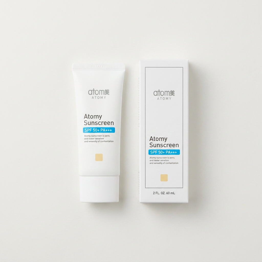 애터미 선크림 베이지, 60ml, 2개