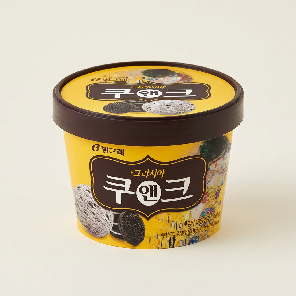 빙그레 그라시아 쿠앤크, 5개, 750ml
