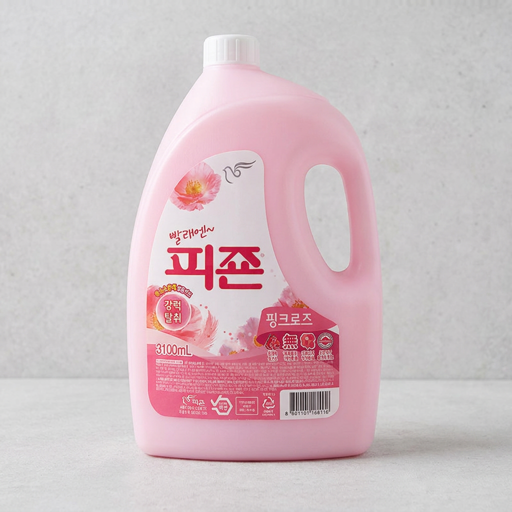 피죤 핑크 로즈 섬유유연제, 3.1L, 1개
