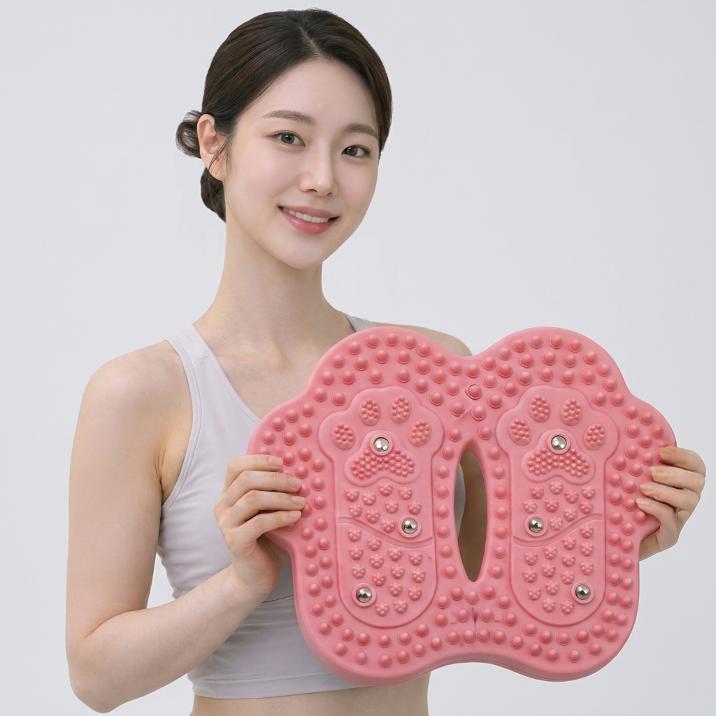 아루빈 지압 스텝퍼, 핑크, one size