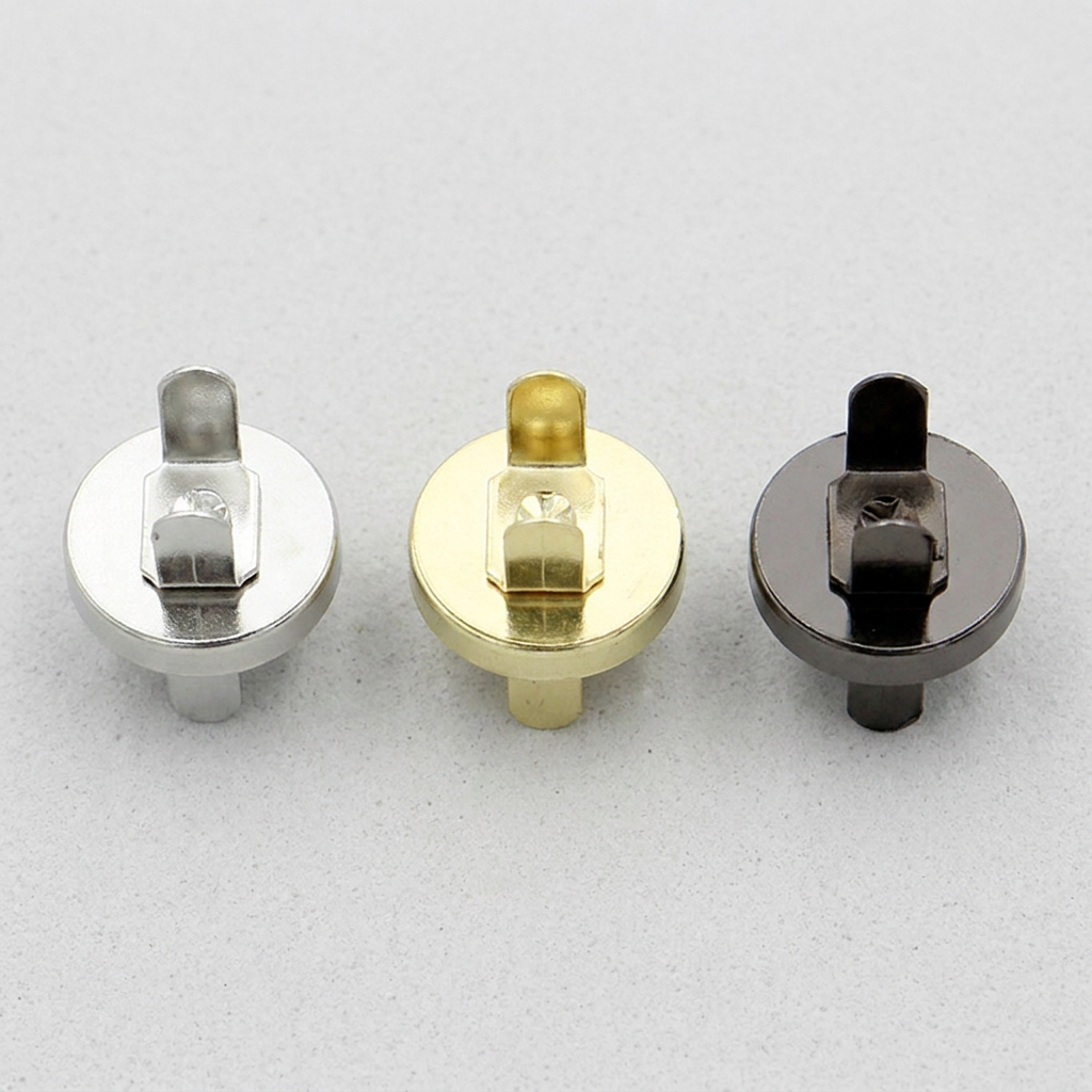 핀자석단추, 실버, 14mm, 1쌍