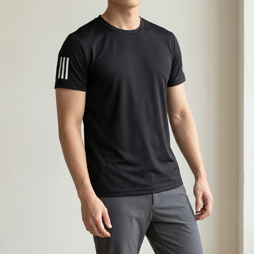 남여 공용 쿨링 기능성 반팔티, 블랙, 2XL, 3개