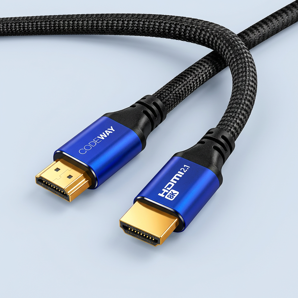 코드웨이 2.1 HDMI 케이블 Premium, 0.5m, 1개