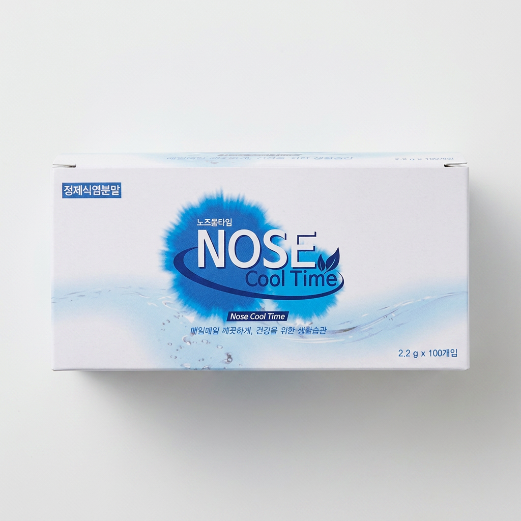 노즈쿨타임 정제식염분말, 2.2g, 100개, 5박스