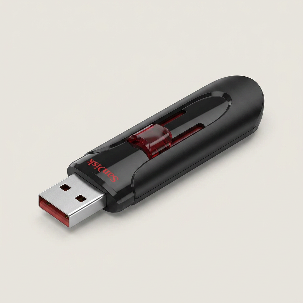 샌디스크 크루저 글라이드 USB 3.2 외장 메모리, SDCZ600, 128GB, 1개