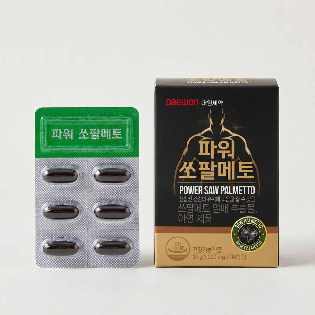 대원제약 파워 쏘팔메토, 1,000mg, 30캡슐, 2박스 토스쇼핑 특가