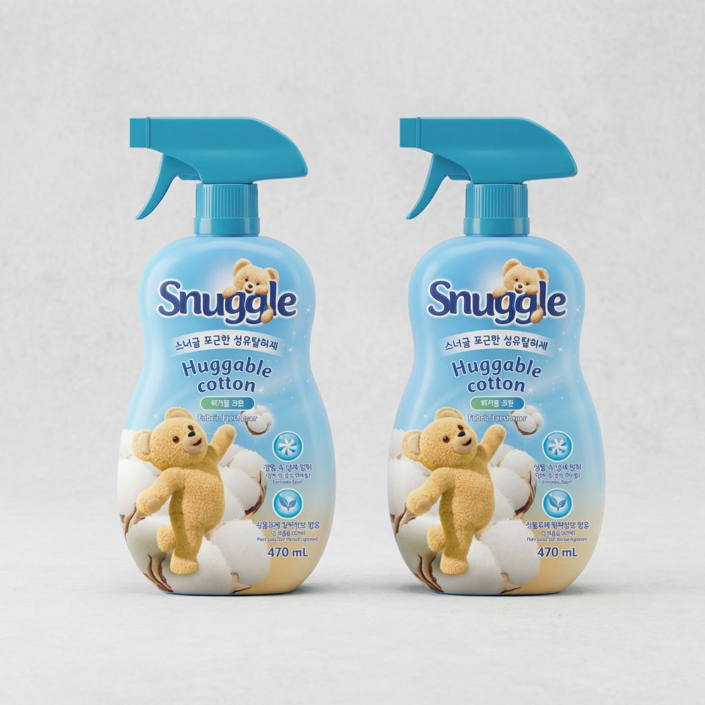 스너글 섬유탈취제, 허거블코튼, 470ml, 2개