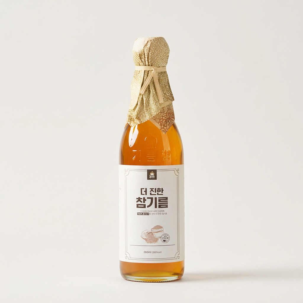 홍주부 더 진한 참기름, 저온압착, 당일착유, 350ml, 2병