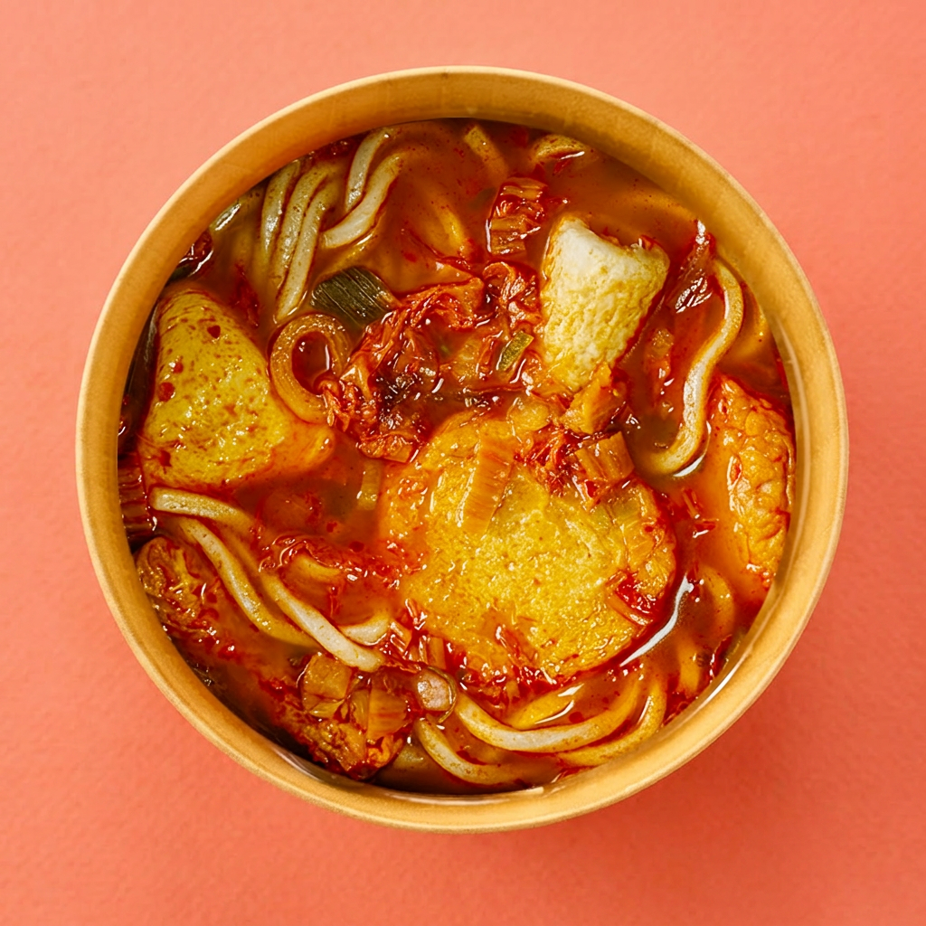 잇콕 매콤 칼칼 김치어묵우동, 1.1kg, 2개