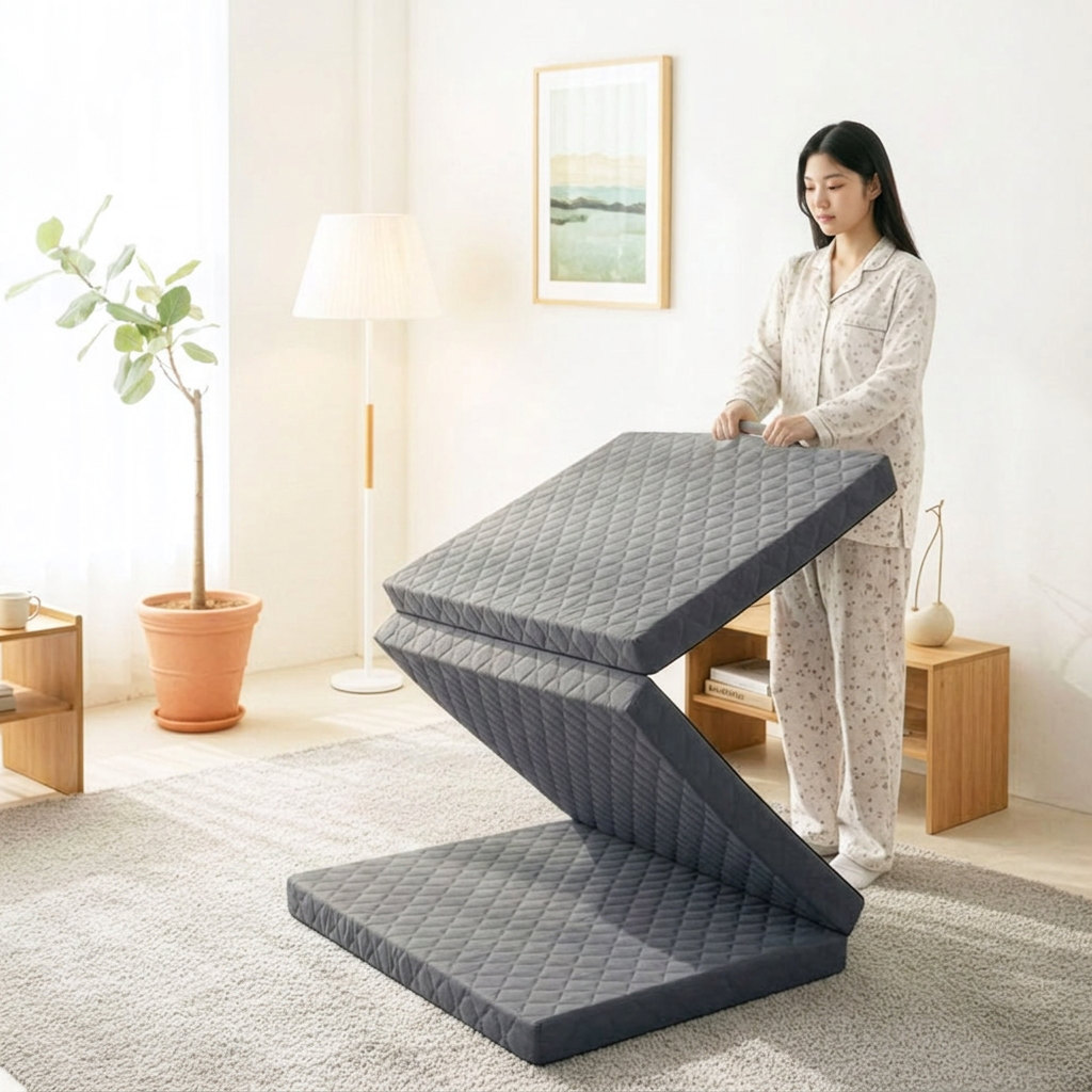 일루일루 3단 접이식 매트리스 토퍼겸용 고밀도폼 바닥형, 챠콜그레이, 슈퍼싱글, 10cm 가격 추이 일루일루 3단 접이식 매트리스 토퍼겸용 고밀도폼 바닥형, 챠콜그레이, 슈퍼싱글, 10cm - 최저가 79,900원