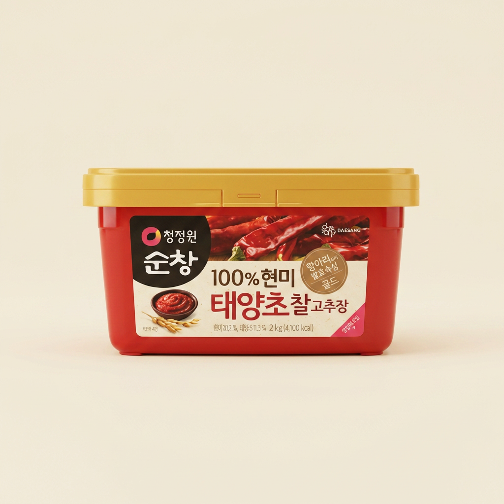 청정원 현미 태양초 찰고추장, 2kg, 2개