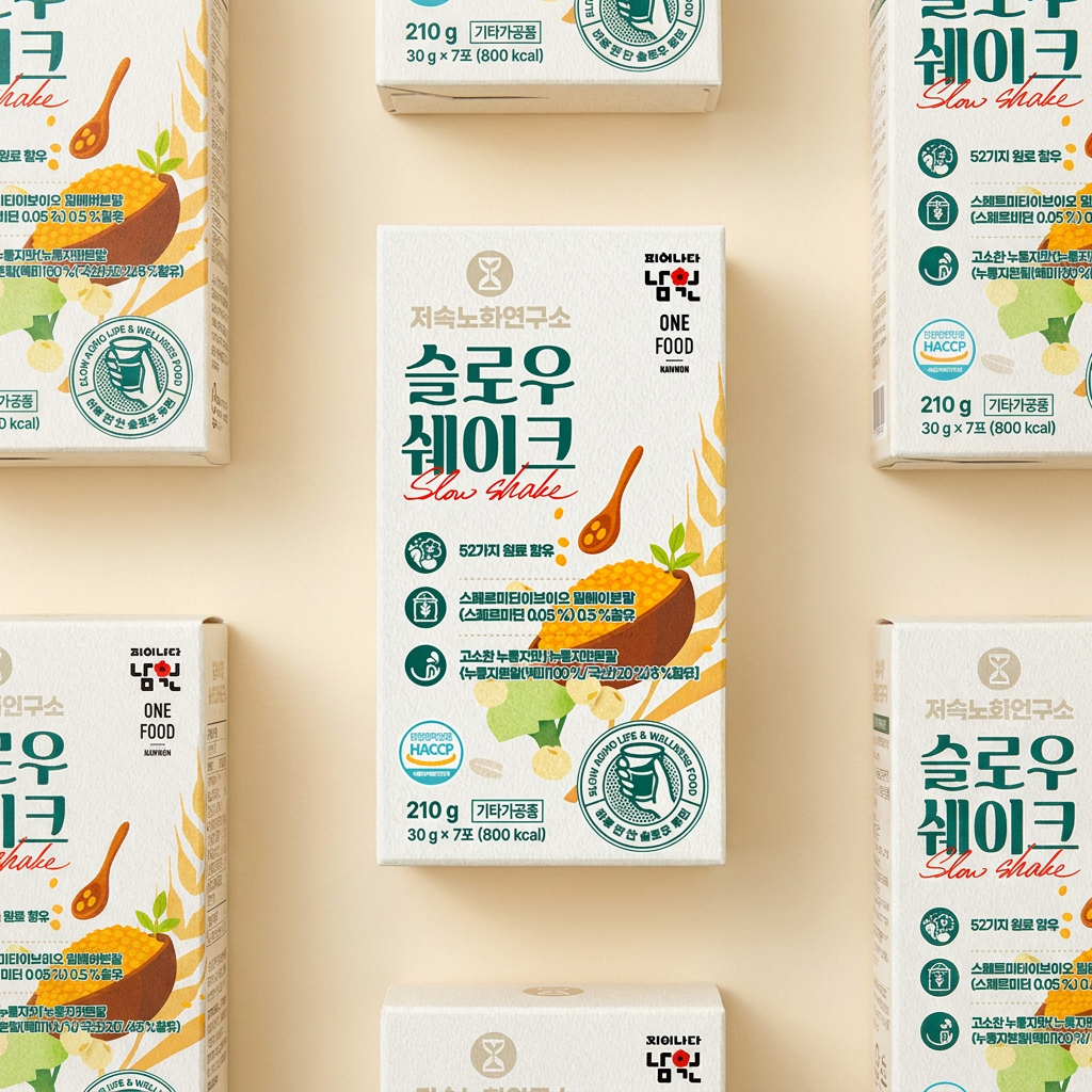 창의씨앤알 슬로우 쉐이크, 630g, 3박스