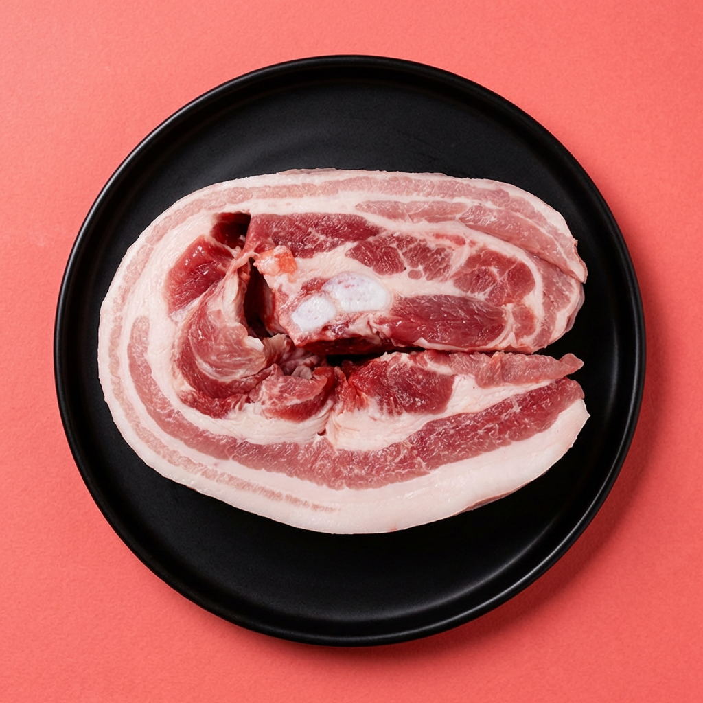 한우라이프 무항생제 한돈 생삼겹살, 400g, 1팩 토스쇼핑 특가
