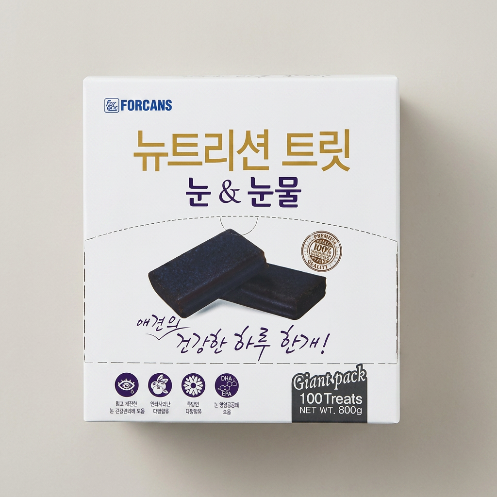 포컨스 뉴트리션 트릿 눈 눈물, 800g, 100개