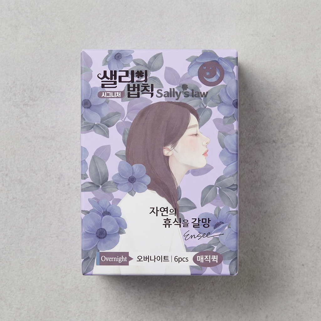 샐리의법칙 시그니처 매직퀵, 오버나이트, 6개입, 5팩