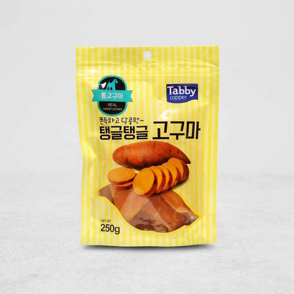 테비 고런치 고구마 통, 강아지, 250g, 4개입, 1kg, 1개
