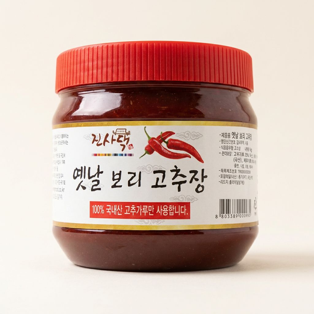 진사댁 옛날 보리 고추장, 1kg, 1개