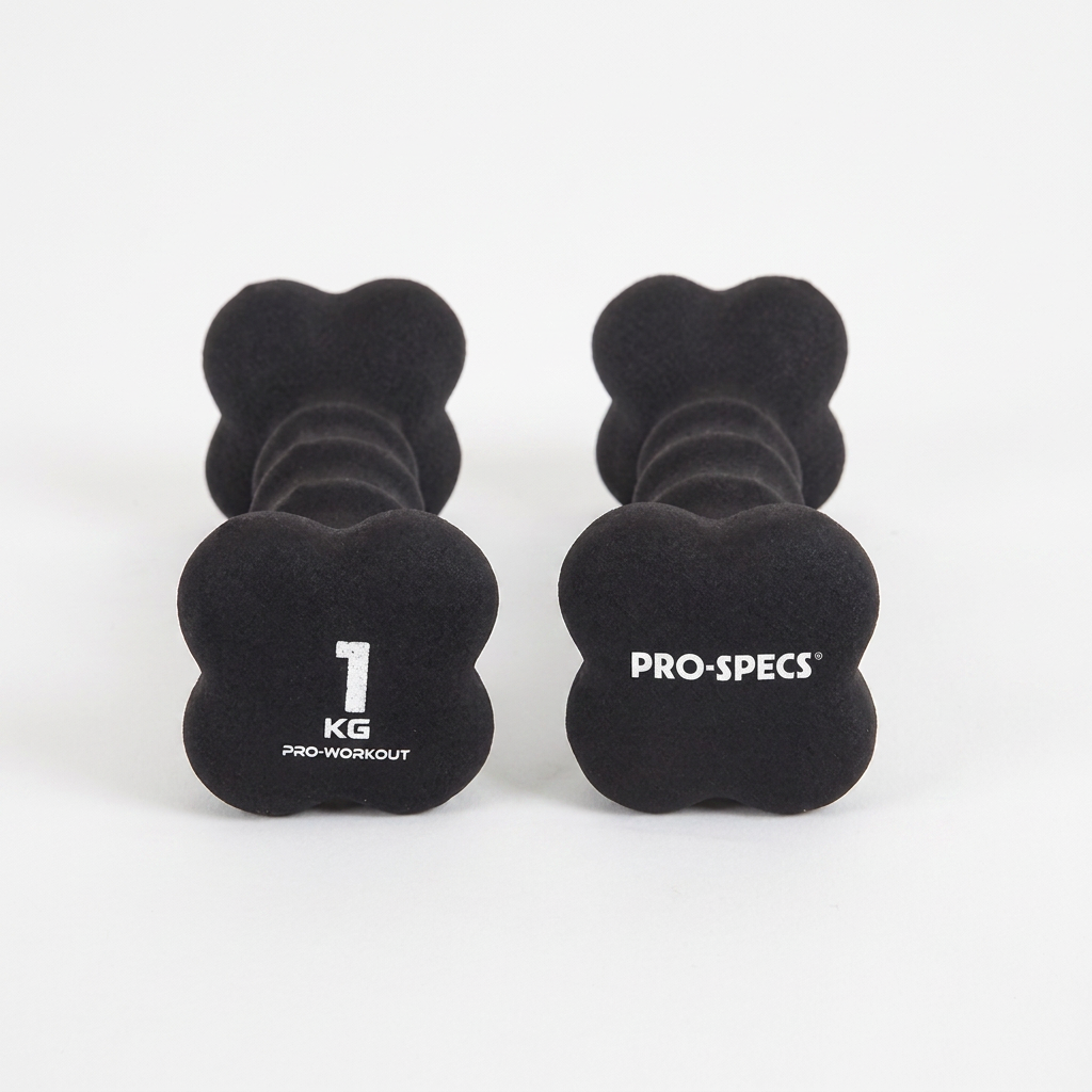 프로-스펙스 네오프렌 아령, 1kg, 2개