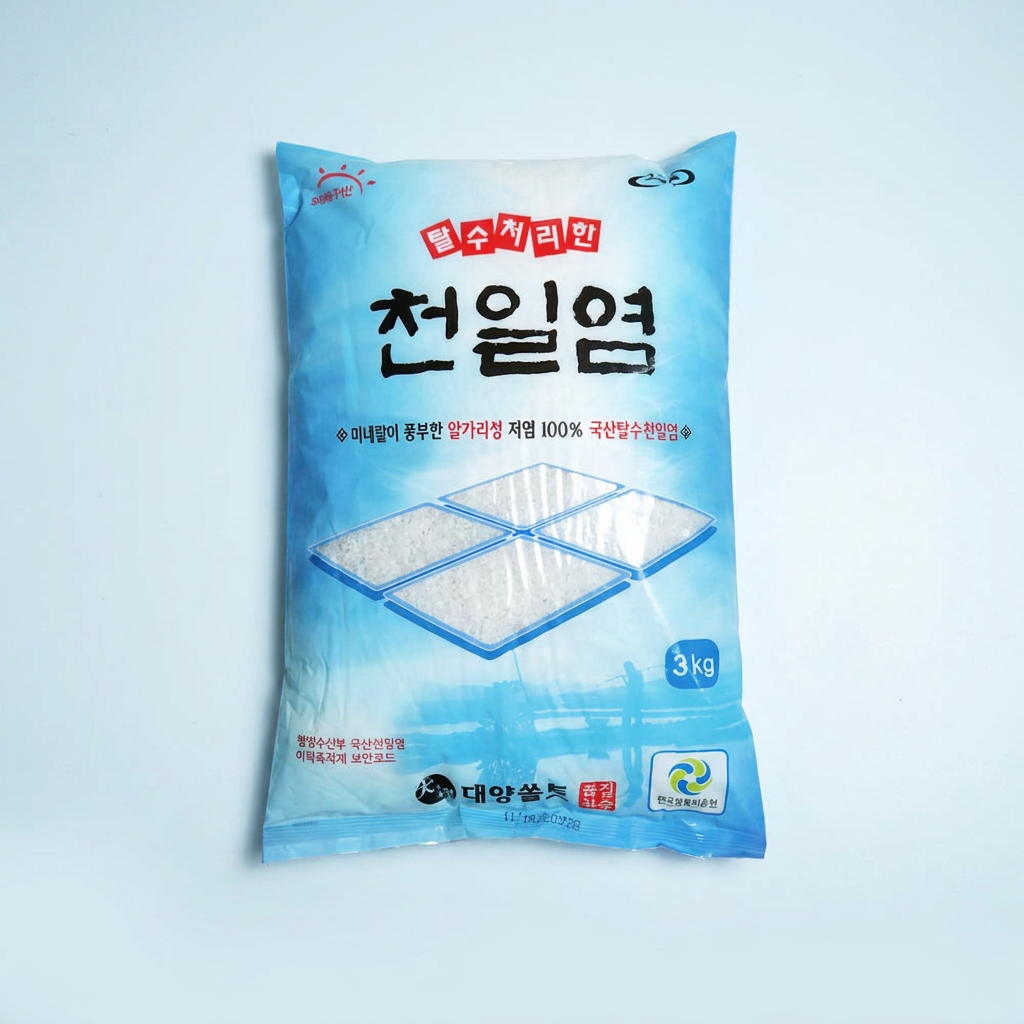 대양 탈수 소금, 국내산, 천일염, 3kg, 1개