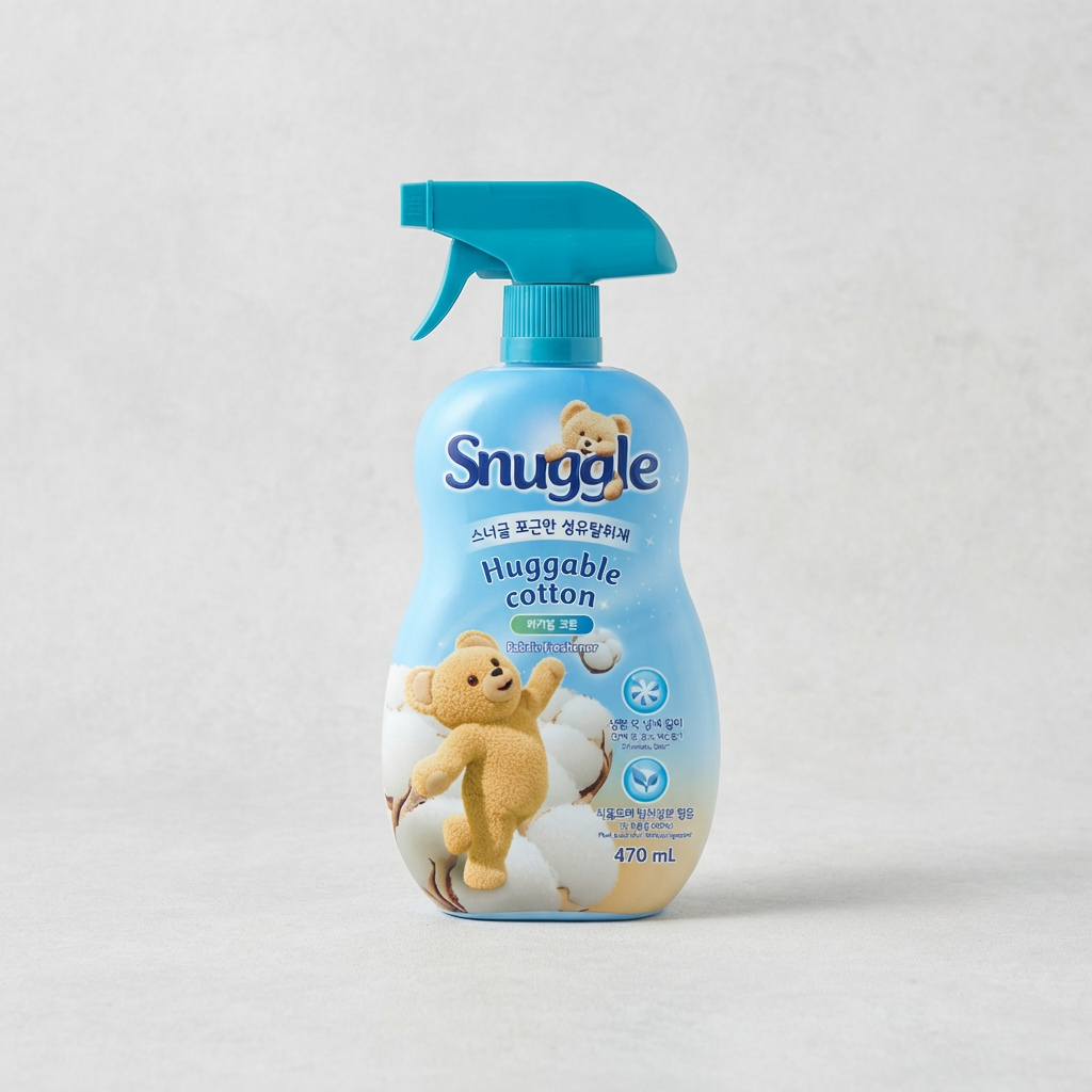 스너글 섬유탈취제, 허거블 코튼, 470ml, 1개