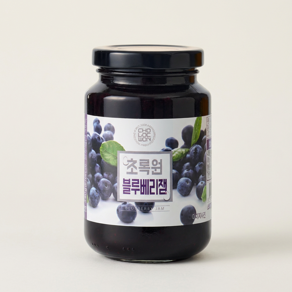 초록원 블루베리잼, 320g, 4개