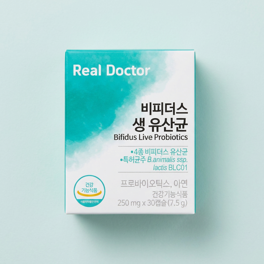 리얼닥터 비피더스 생 유산균, 30캡슐, 3개
