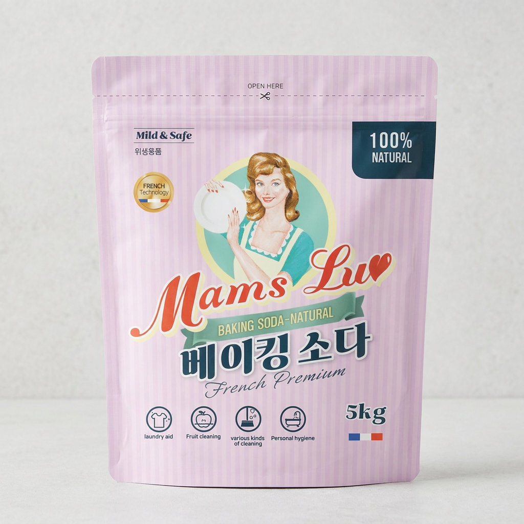 맘스럽 베이킹소다, 파우치, 5kg, 1개