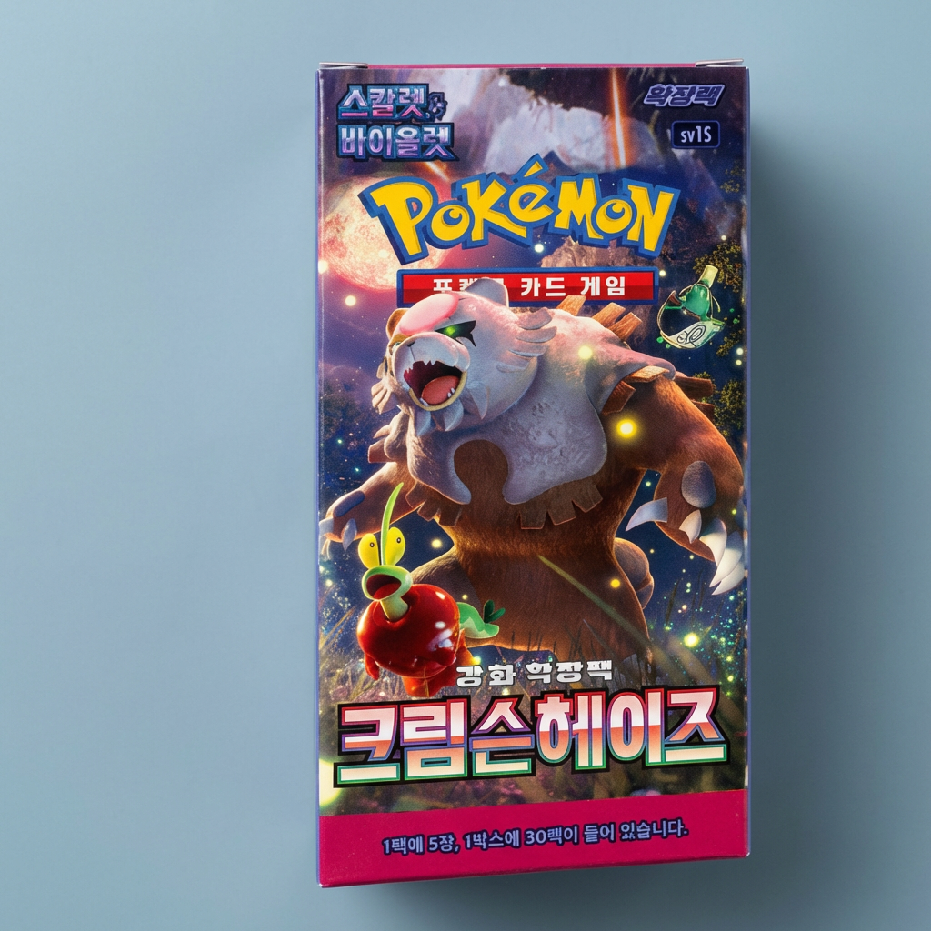 포켓몬 카드 스칼렛 바이올렛 확장팩 크림슨헤이즈, 혼합색상, 30팩, 1박스