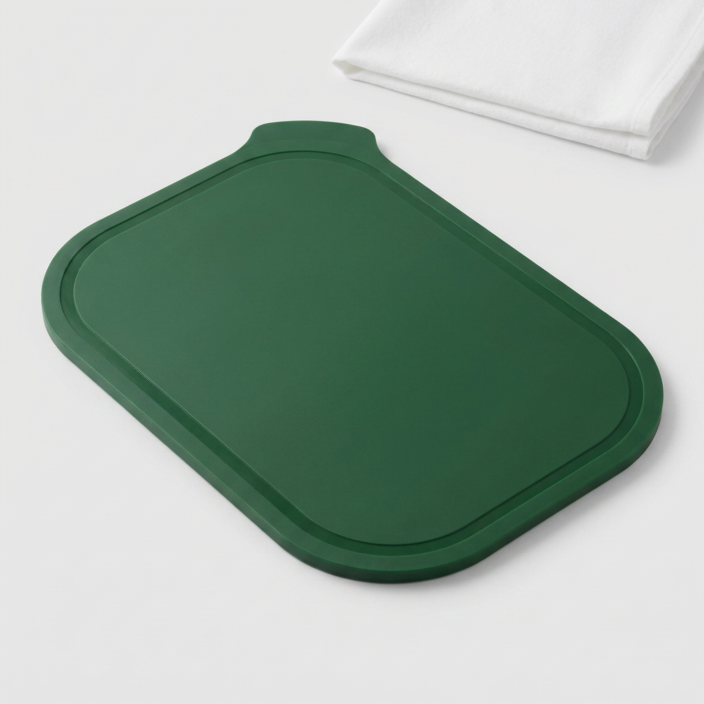애슬라 칼집 안나는 4T 양면 항균 TPU 도마, 캔슬턴그린, 368 x 250 x 4 mm, 1개