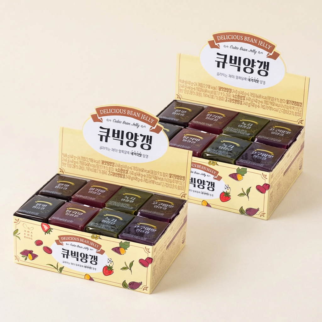 화과방 큐빅양갱, 40g, 24개입, 2개
