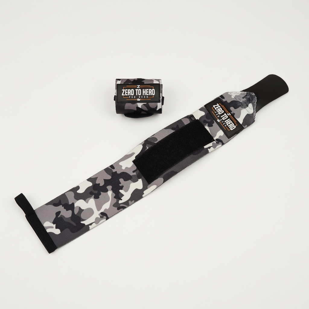 제로투히어로 카모 손목보호대, EXCLUSIVE Black camo, FREE, 1세트