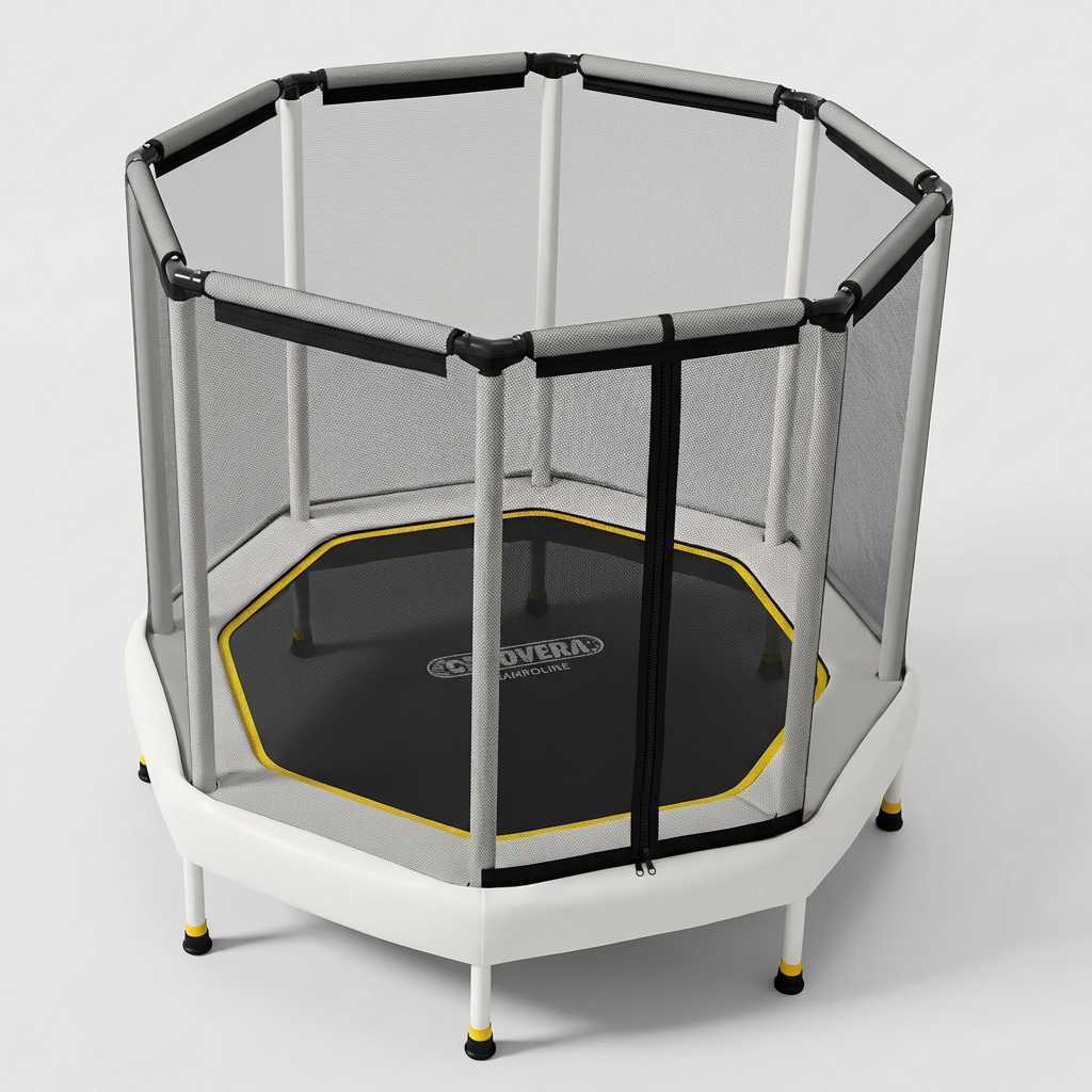로베라 팔각 유아 어린이 트램폴린 ST-500, 블랙베이지혼합, 1170x1170x1130mm, 1개