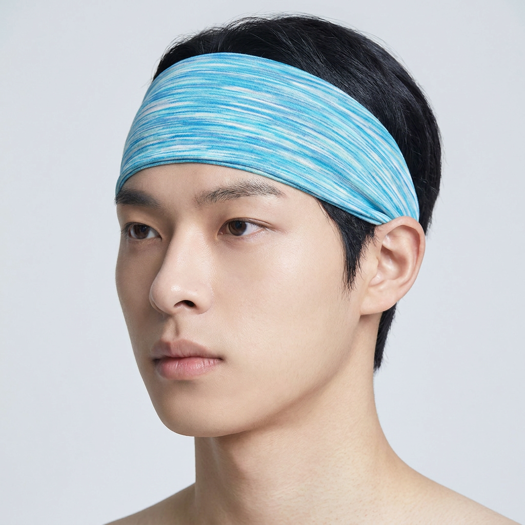 땀흡수 헤어밴드, 진그레이, 그레이, 2개