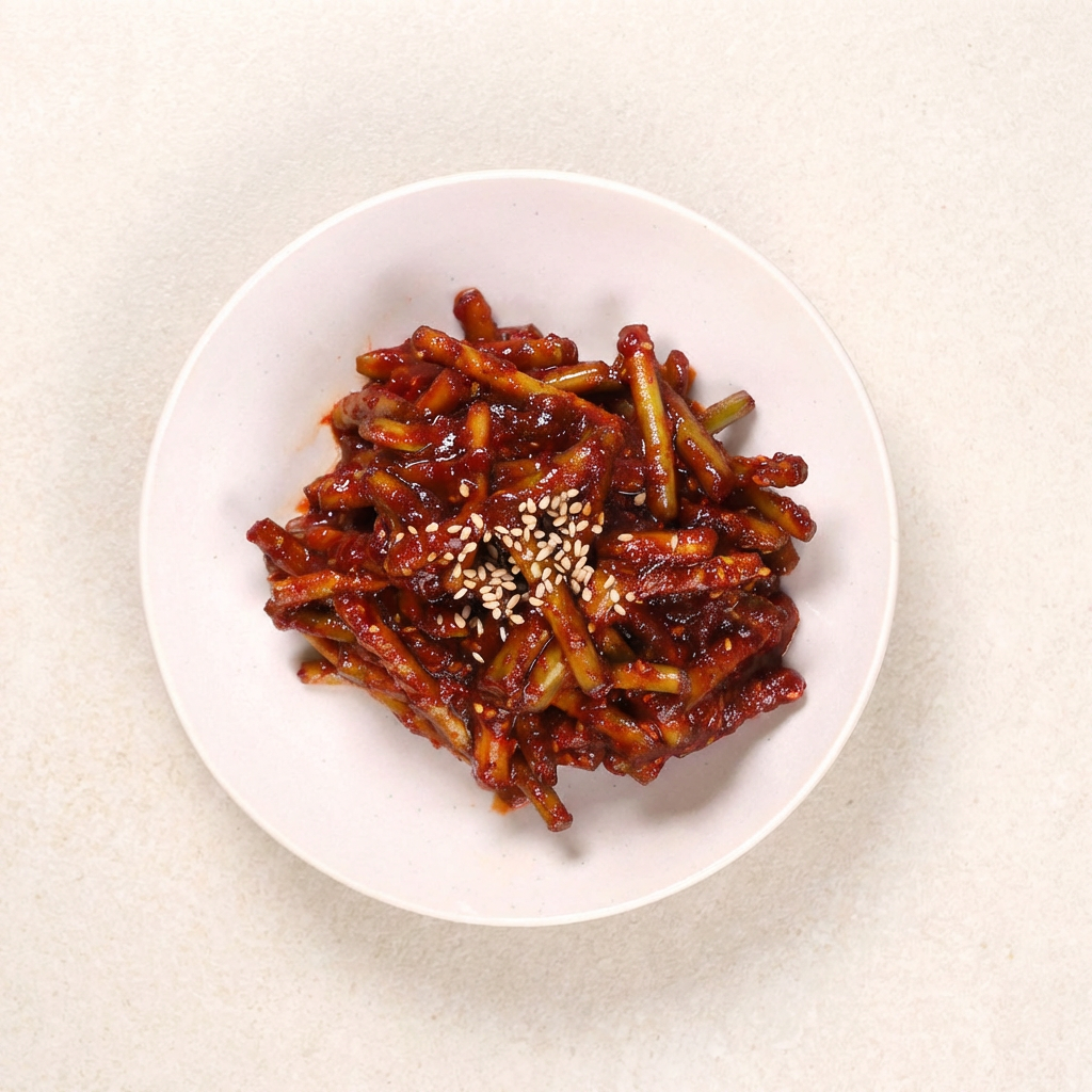 셰프애찬 마늘쫑 양념 짱아치 마늘쫑무침, 600g, 1개