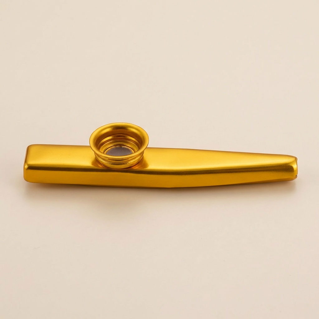 메탈 카주, 골드, 12.3cm, 2개